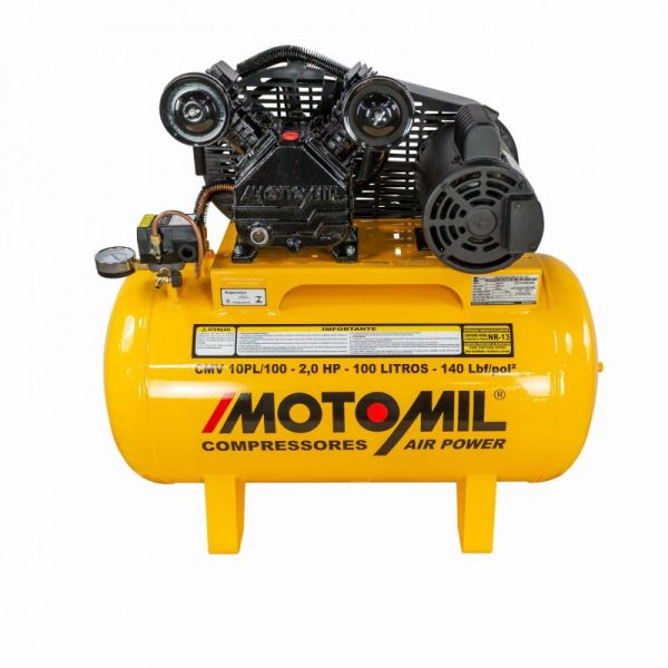 Compressor De Ar 10 Pés Cmv 10pl/100 Monofásico 110/220v MOTOMIL