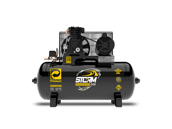 Compressor de Ar 10 Pés 2HP 100 Litros 110/220V Monofásico Storm-300 – PRESSURE