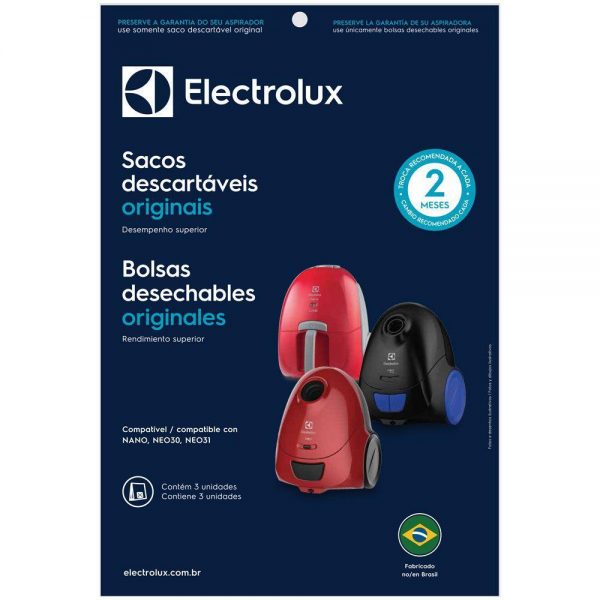 Saco Descartável Electrolux Sbena