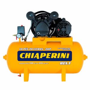 Compressor de ar média pressão 10 pcm 70 litros - 10 PÉS 70L REX.T