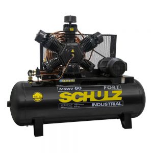 Compressor Schulz MSWV 60 Fort 425 Litros 175 Libras 15 cv Trifásico IP55