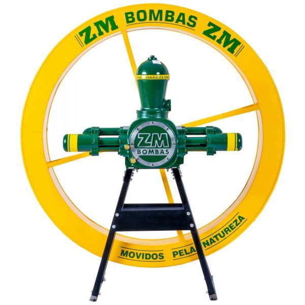 Bomba ZM-51 com roda 1.40x0.18 metros e Cavalete